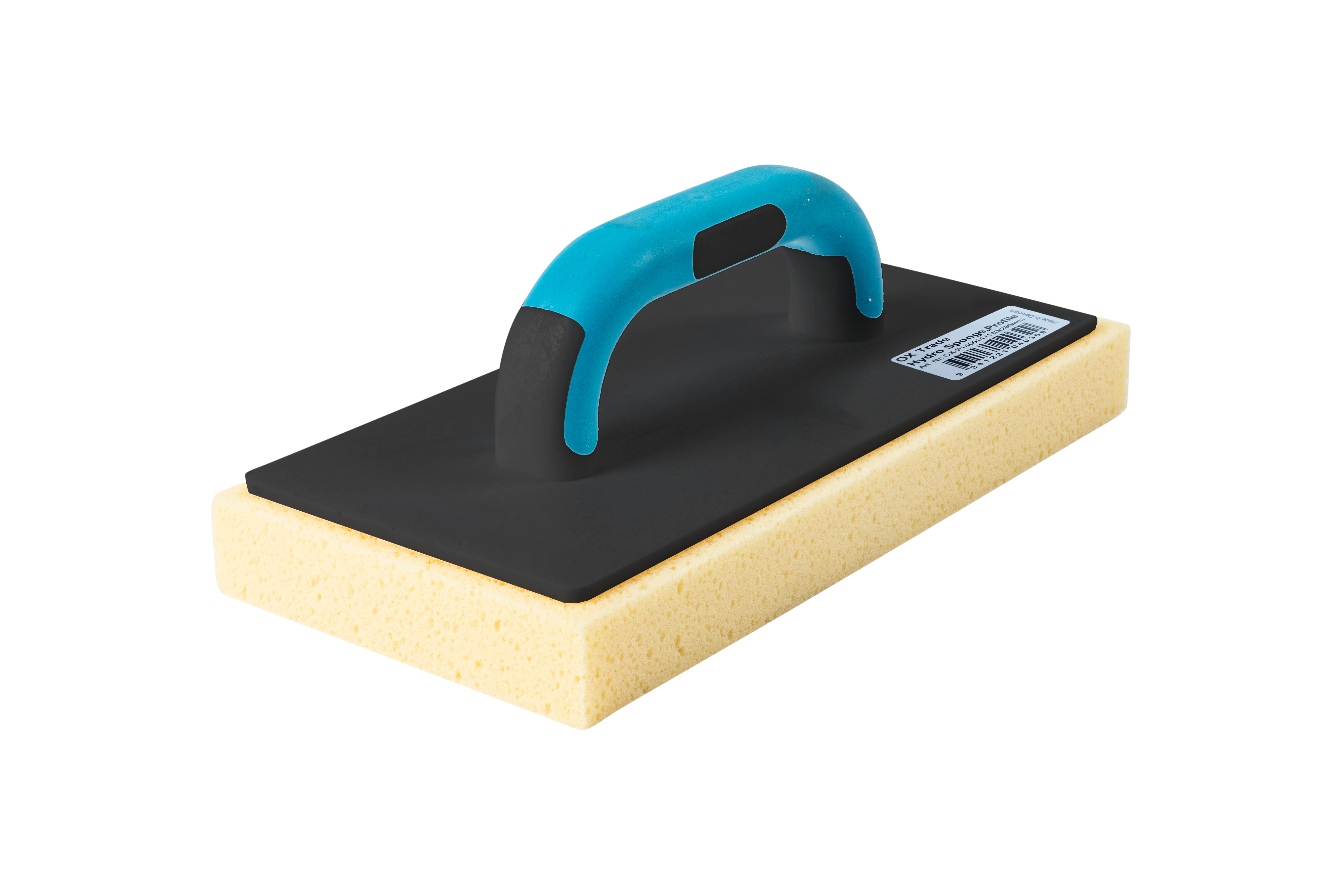 OX Pro Schoonmaakbord met spons Softgrip  280x140mm met profiel