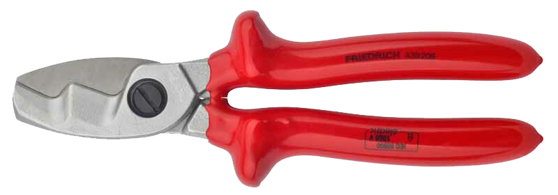Friedrich Kabelschaar dubbele snijkant 1000V meerlaags dompel geïsoleerd Ø 20mm 205mm
