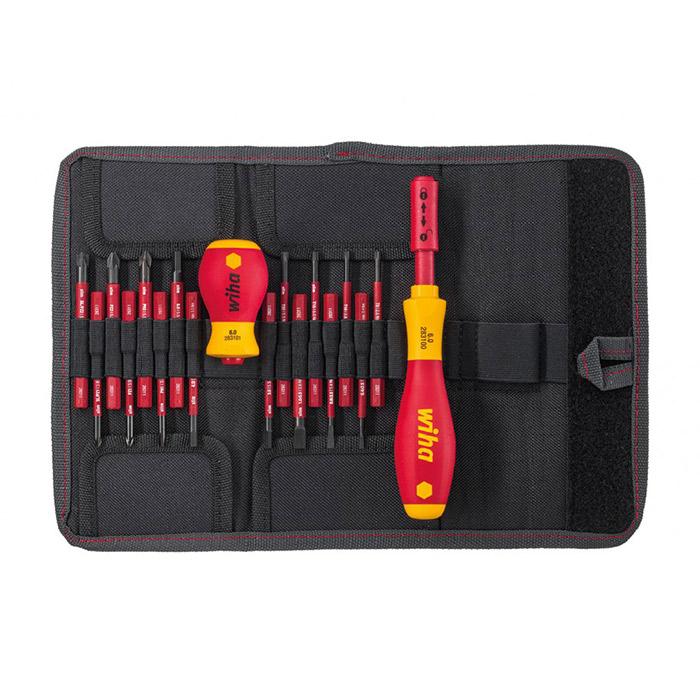 WIHA SlimBitset Softfinish SlimVario Electric 2831 1000V VDE SL/PH/PZ/TX/IN, 19-delig