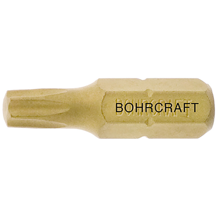 BC 1/4" TiN Bit TORX T40 x 25mm (per 100st verpakt)