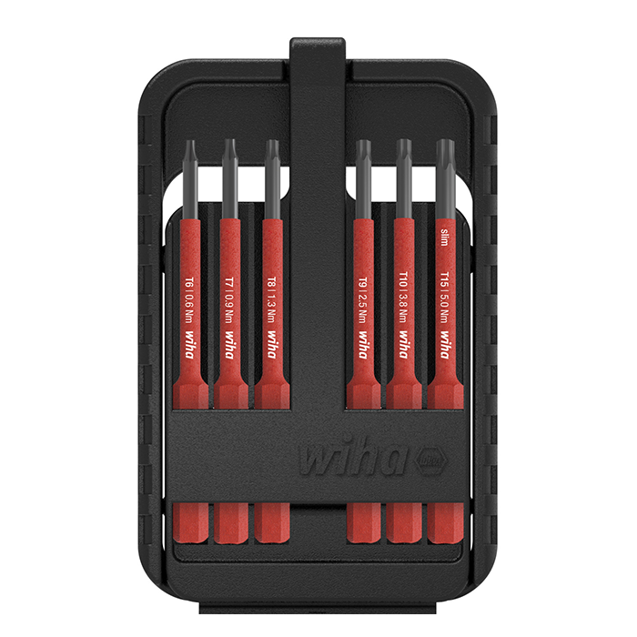 WIHA SlimBitset Electric Box 2831 TORX, 7-delig in blister