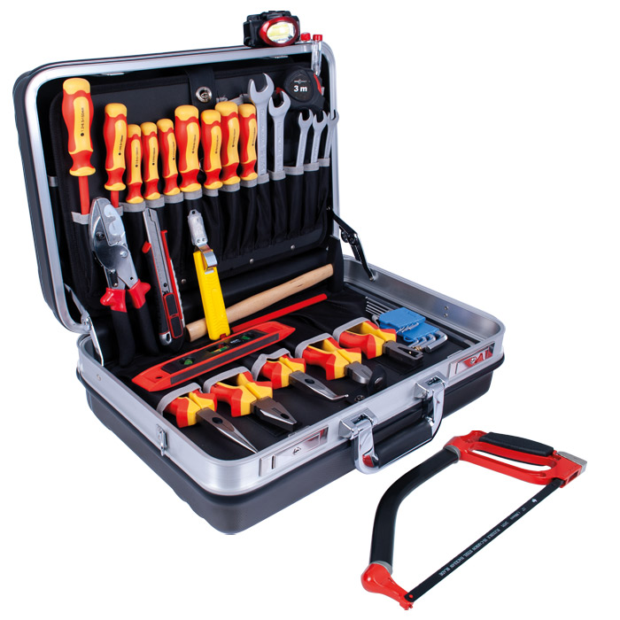 AMW Gereedschapskoffer Basis Elektro, 44-delig