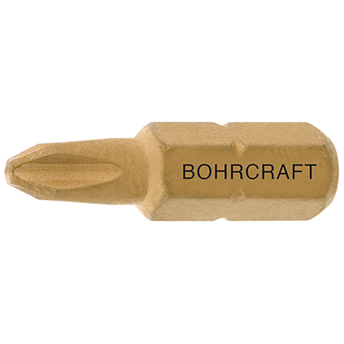 BC 1/4" TiN Bit Phillips PH1 x 50mm TiN (per 50st verpakt)