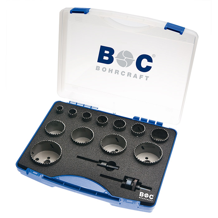 BC Bi metaal gatzagenset HSS RLS 14 "Allround" 19-76mm, 14-delig