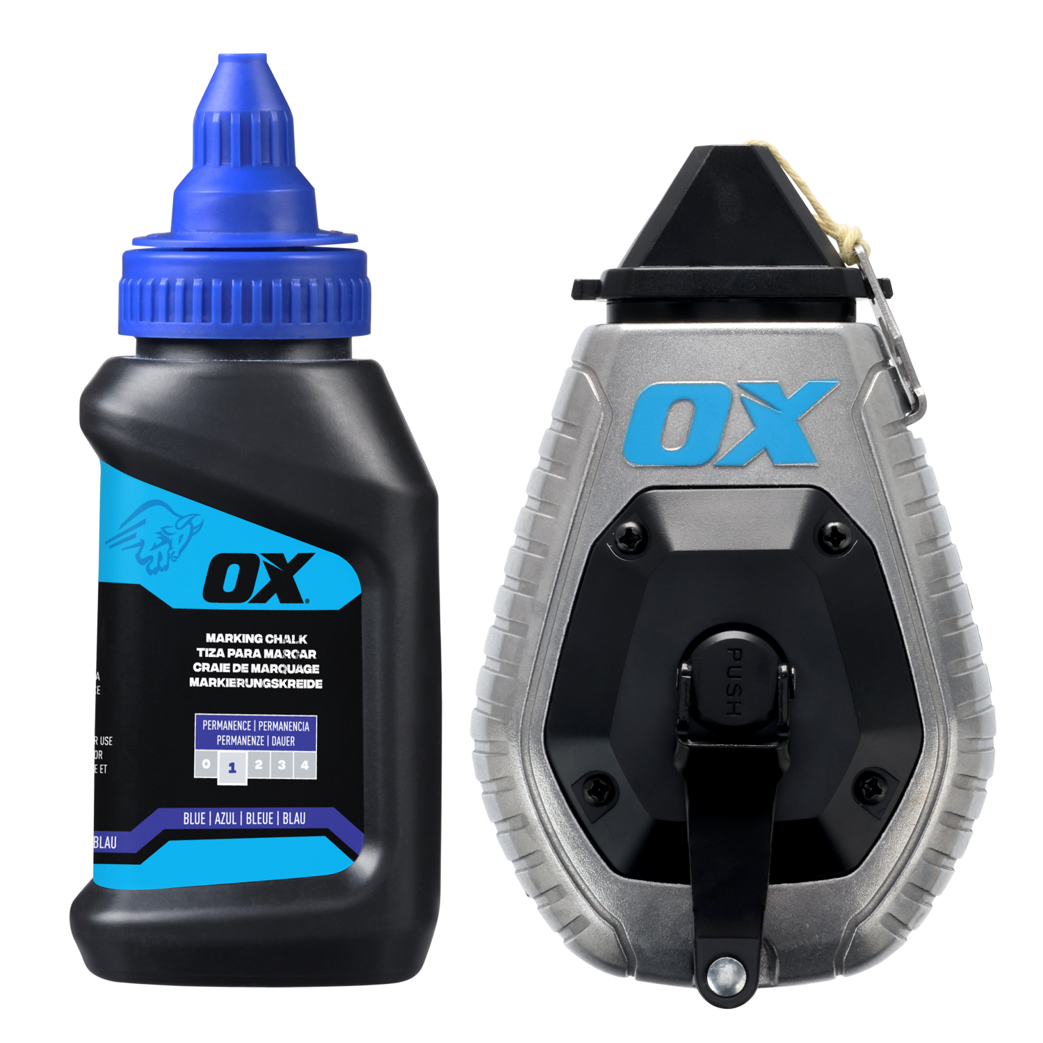 OX Pro Aluminium Slaglijnmolen met Kevlar-lijn 30m