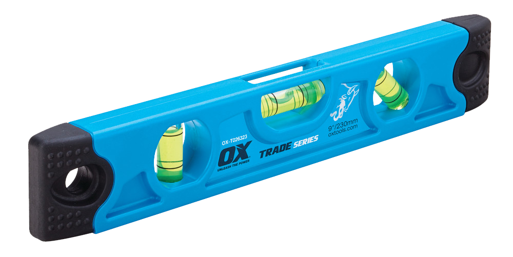 OX Trade Torpedo Kunststof Waterpas 230mm