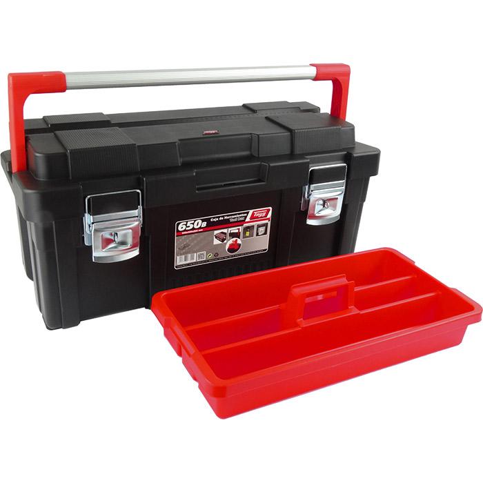 Tayg Gereedschapskoffer 650 - B Profi Zwart met Inzetbak 650 x 300 x 295mm