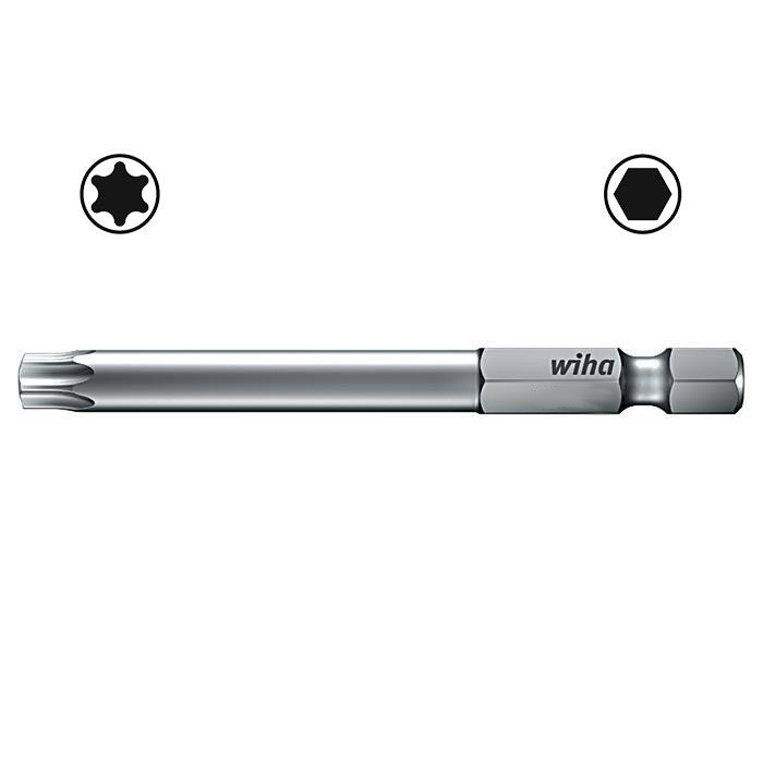 WIHA Professional Bit 1/4" E6,3 TORX 7045Z T40x50
