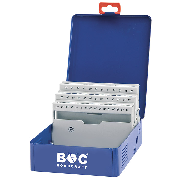 BC Metalen Cassette Spiraalboren Ø6-10mm x1.0mm Leeg M60, 41-delig