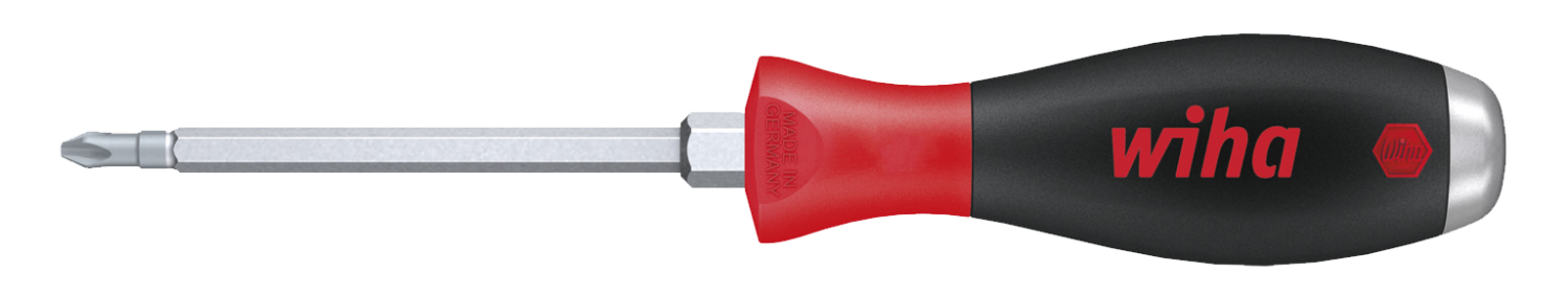 WIHA Kruiskopschroevendraaier SoftFinish slagkap zeskantschacht 531 PH2x100
