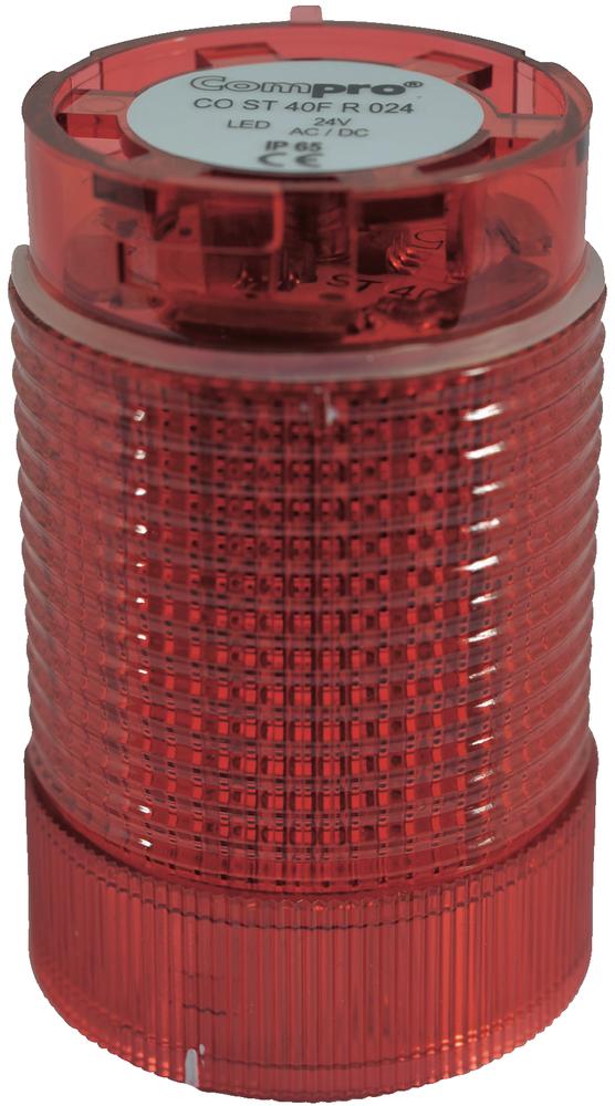 Compro Flitslamp Signaalzuil ST40 LED Element Rood 1F