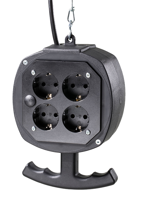 Schwabe Hangverdeler 8x 230V/16A IP20 "WATZMANN" H05VV-F 3G1,5 3m