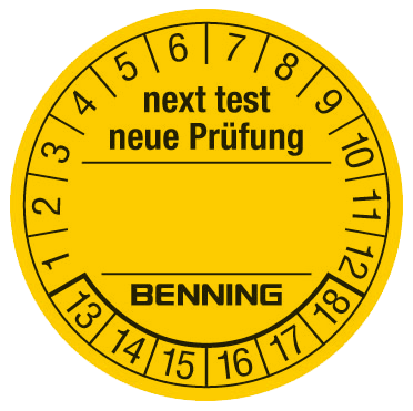 BENNING Test Etiketten (300 St.)