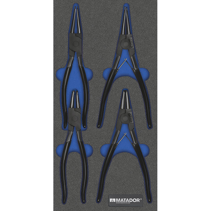 Matador MTS 1/3 Module Borgringtangenset Ø40 -100mm, 4-delig