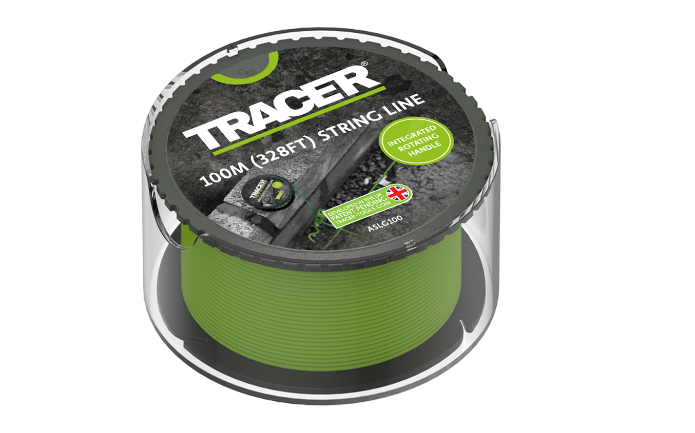 TRACER Metselkoord groen ASLG100 100m