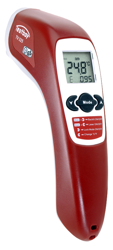 Testboy TV 325 Infrarood thermometer met doellaser