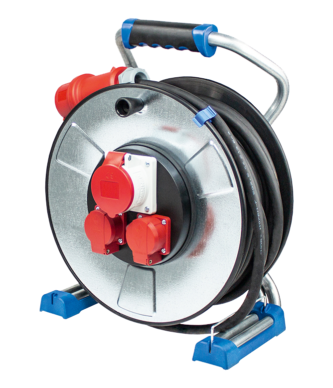 Schwabe CEE Kabelhaspel Xperts IronCoat 400V/16A IP44 Neopreen H07RN-F 5G2.5 25m