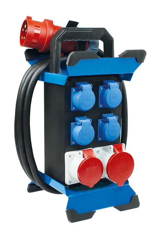 Schwabe CEE Stroomverdeler Stecky 12 400V/32A IP44 H07RN-F 5G4 4,5m