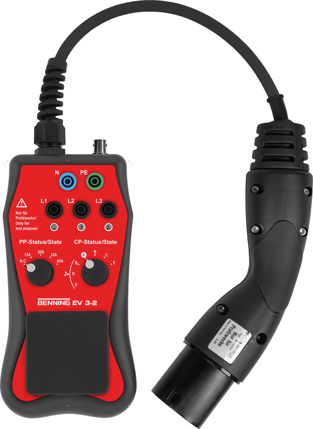 BENNING EV 3-2 Laadpaal Testadapter