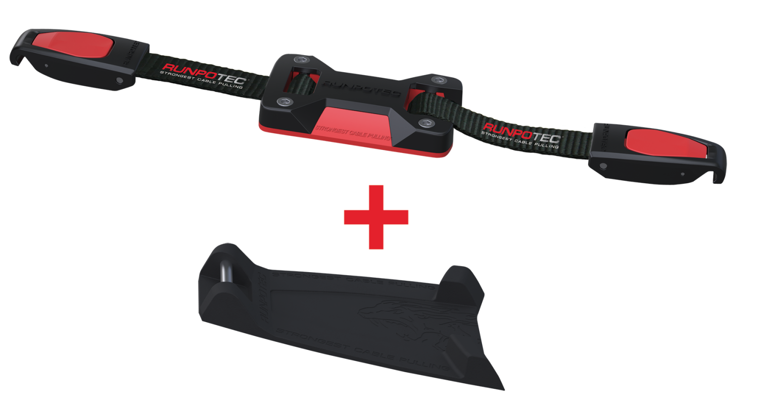RUNPO Bevestigingsriem 2,4 meter  t.b.v. RM35 Digitale Kabel lengtemeter