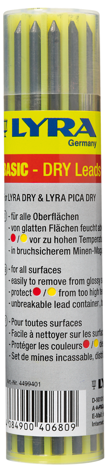 Lyra Dry Reservestiften Vulpotlood Grafiet (12st)