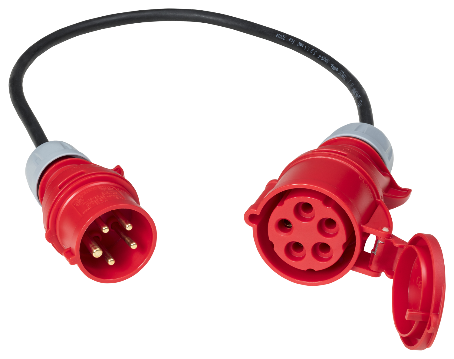 BENNING Netadapterkabel CEE 16/32A 5P t.b.v. MA 4 Meetadapter