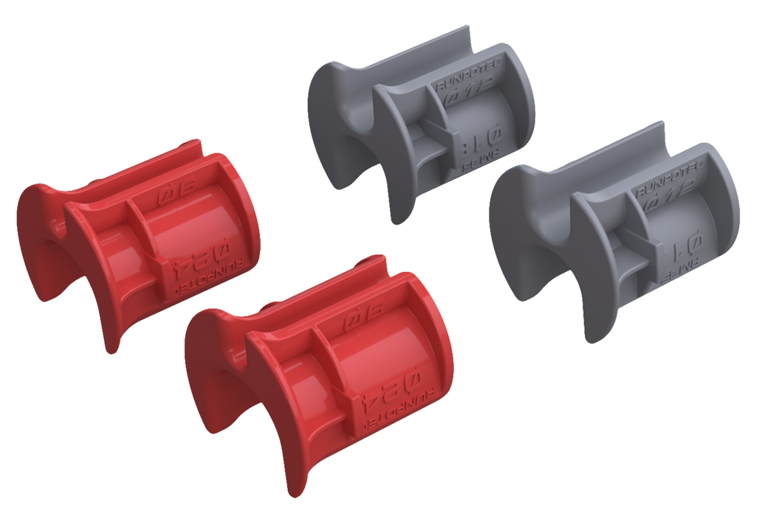 RUNPO Geleidingsstukken t.b.v. RM35 Digitale Kabellengtemeter