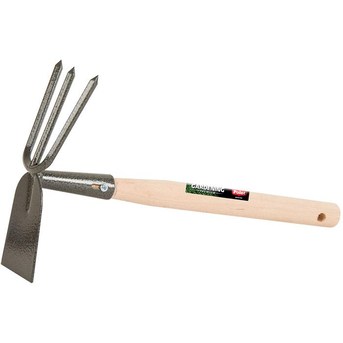 Polet Combi-Tuinhakje met essen steel 32mm