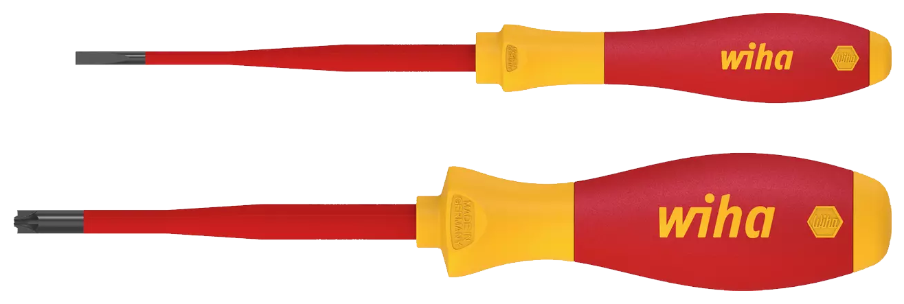 WIHA Schroevendraaierset SoftFinish Electric slimFix 1000V 3201 SL/XENO PZ, 2-delig in blister