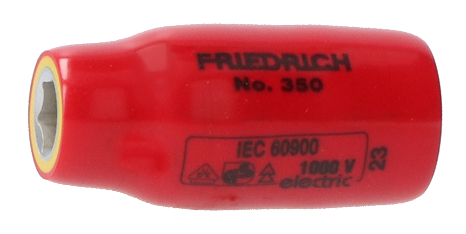 Friedrich 1/2" Zeskantdop 350 1000V kort 26mm