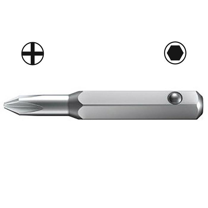 WIHA MicroBit C4 4mm Kruiskop 7001 PH0 x 28mm