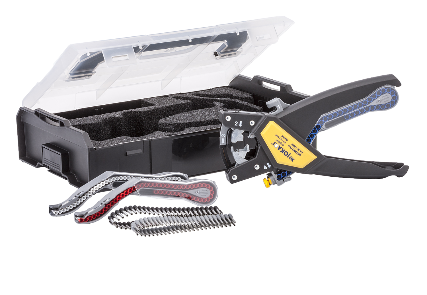 Jokari 62000 Automatische Striptangset Quadro Plus Incl. Adereindhulzen