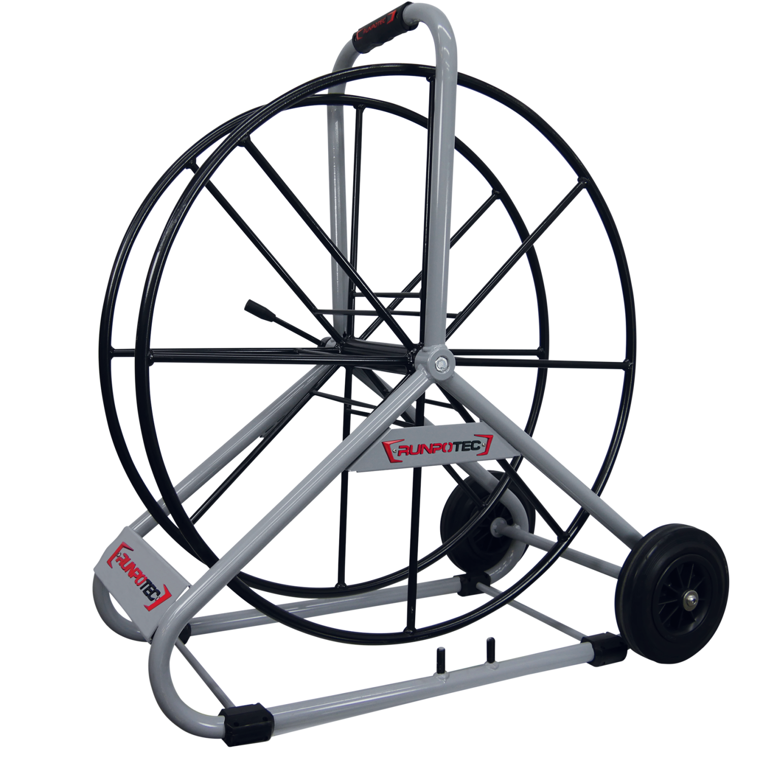 RUNPO Haspel Ø 770mm Breed verzinkt/gepoedercoat t.b.v. Polyester Touw Ø10-12mm