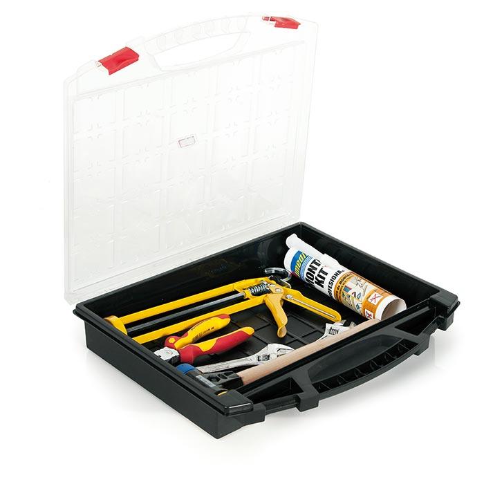 Tayg Assortimentsdoos Zwart zonder Inzetbakjes 430/80/0 430 x 370 x 85mm