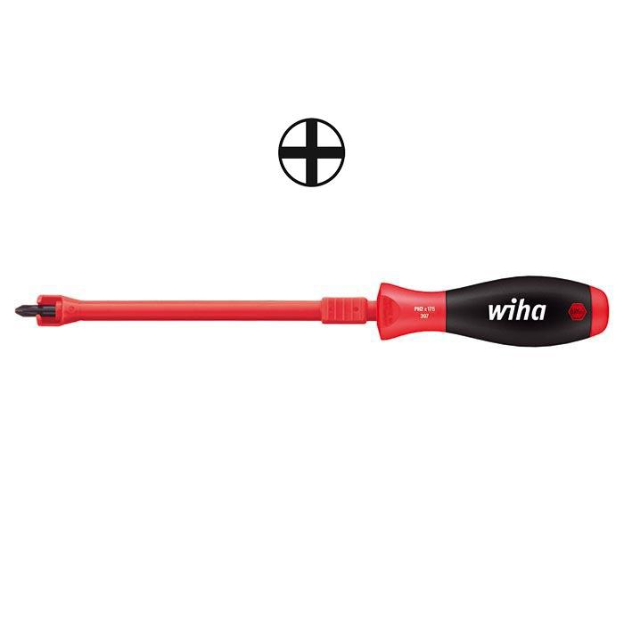 WIHA Kruiskop Klemschroevendraaier SoftFinish 397 PH2x175mm