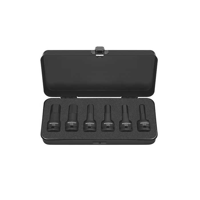Matador 1/2" Krachtdoppenset Inbus 6-17mm, 6-delig