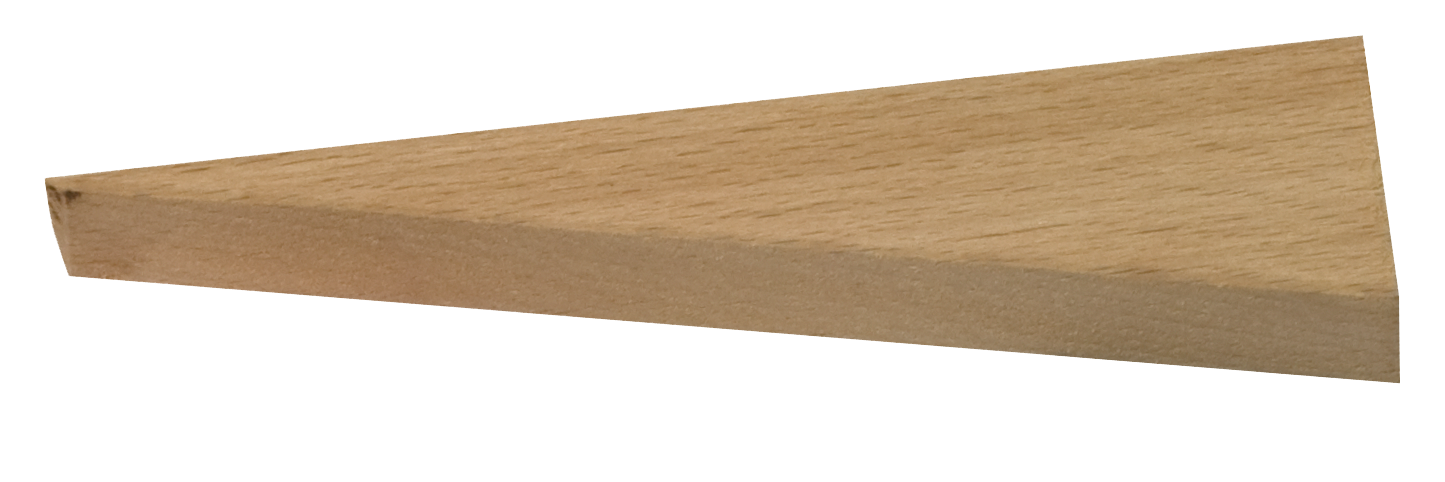 Friedrich Houten Wig 165x20x37mm uit hardhout