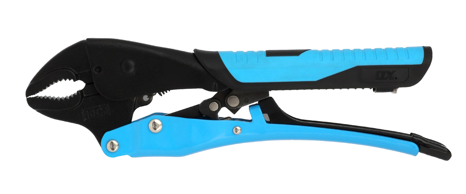 OX Pro Automatische Griptang gebogen 250mm