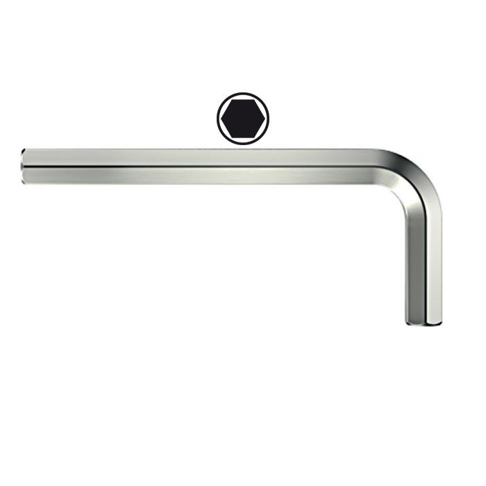 WIHA Korte Inbussleutel 351 vernikkeld Inch 5/64"