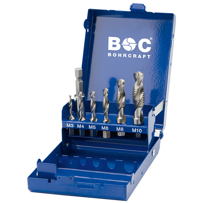 BC Combi Tapbitset MB7 met houder, 7-delig M3-M10