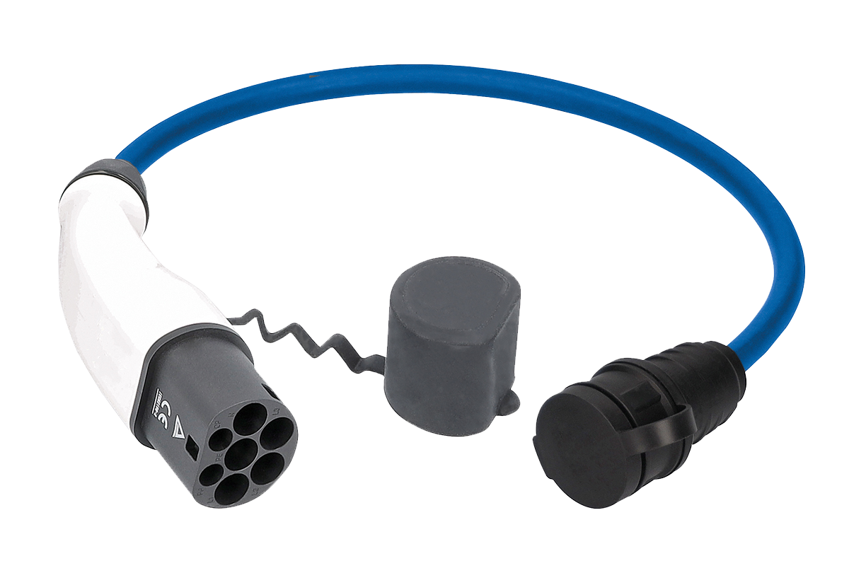 Schwabe Adapter Oplaadkabel voor elektrische auto's 230V/16A 1-fase 3,6kW 0,5m