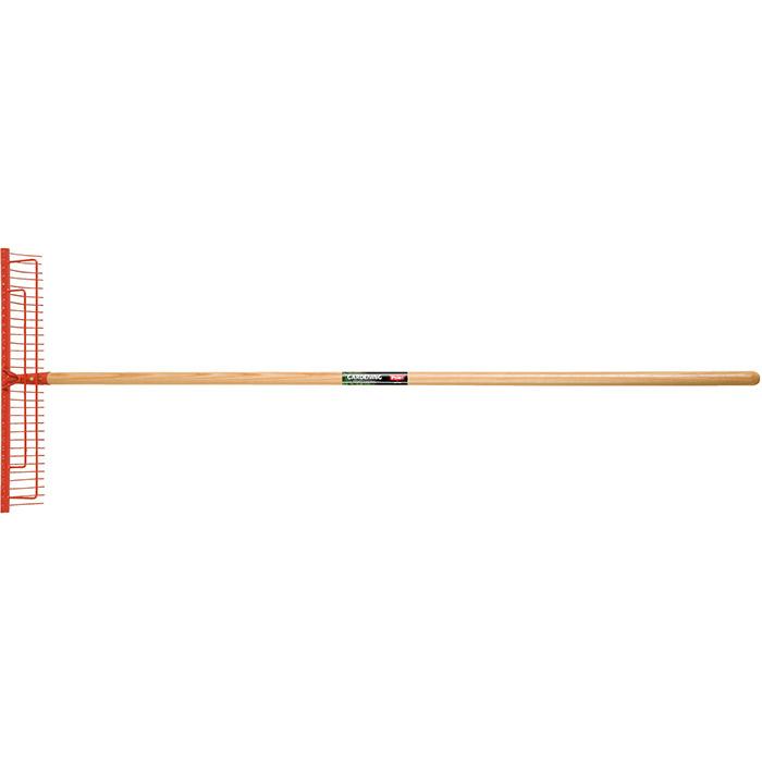 Polet Gazonhark 32T/580mm staal met steel 150cm