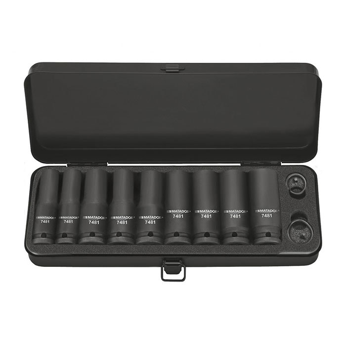 Matador 1/2" Krachtdoppenset 10-24mm, 13-delig