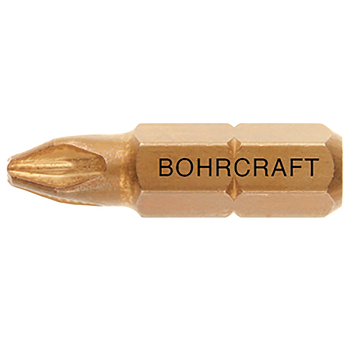 BC 1/4" TiN Bit Pozidriv PZ3 x 50mm TiN (per 50st verpakt)