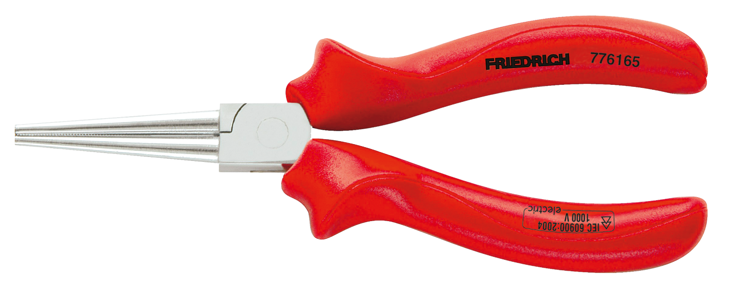 Friedrich Lange Rondbektang 1000V VDE rood geïsoleerd 160mm