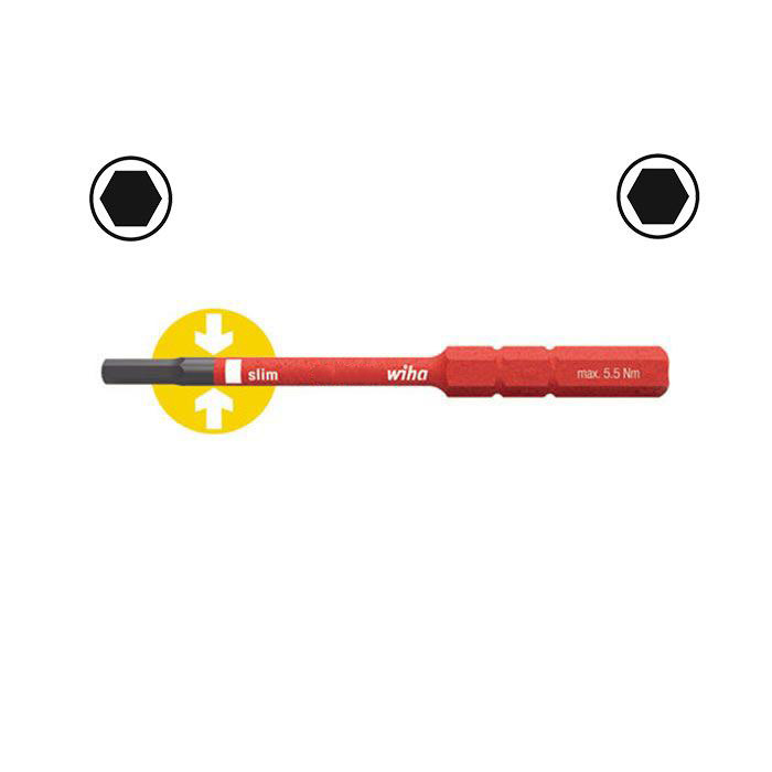 WIHA SlimBit Electric Inbus 2831-18 3,0mm 5.5 Nm