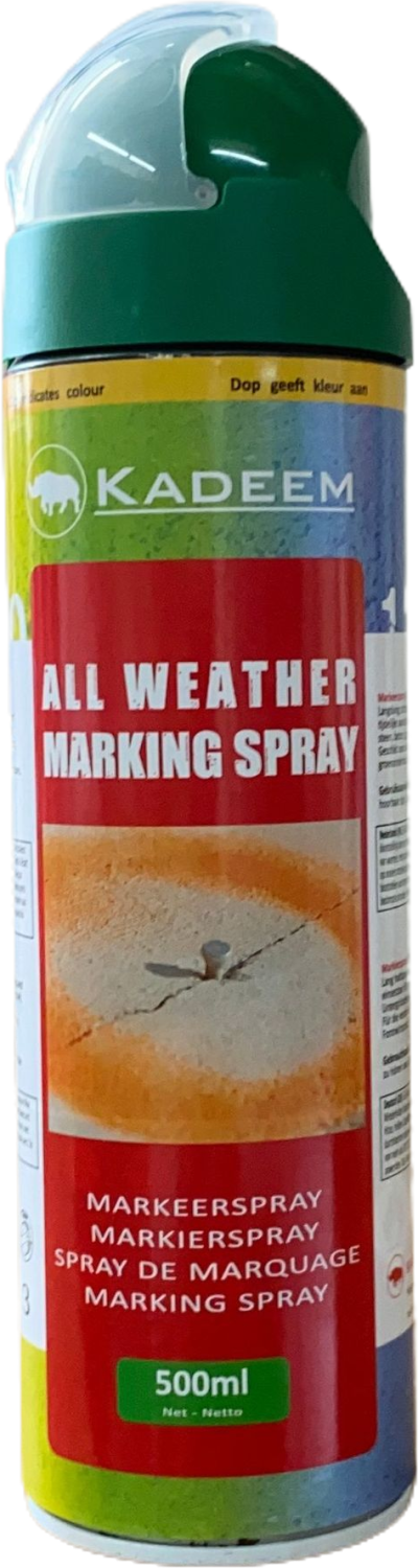 Kadeem Markeerspray All Weather 500ml Groen