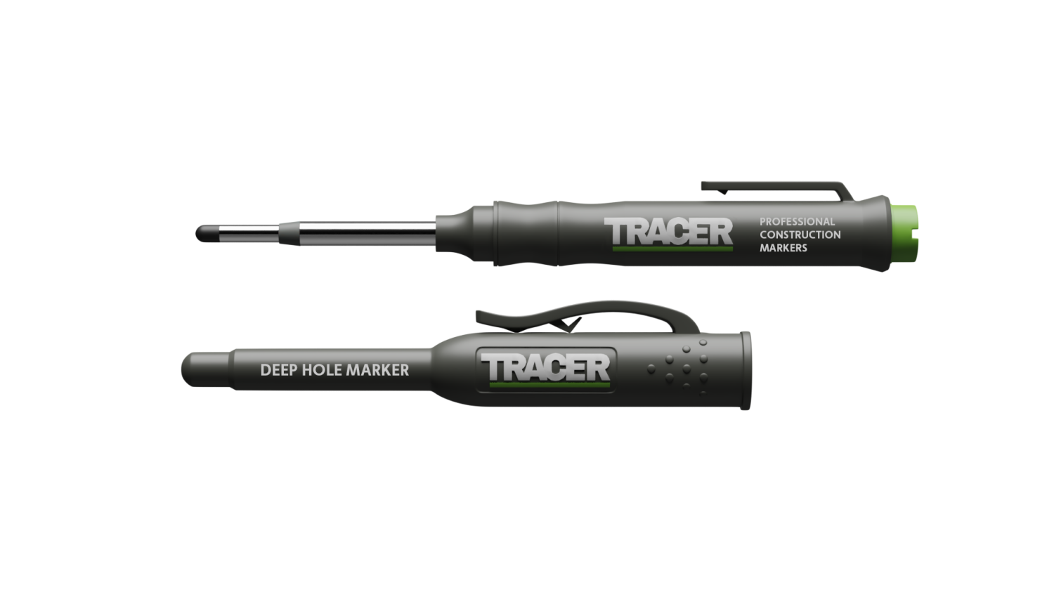 TRACER Deep Hole Markeerstift dubbele punt AMP2 + Houder