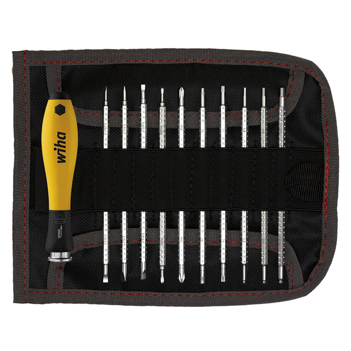 WIHA SYSTEM 4 Schroevendraaierset Combischacht ESD 2691 T11, 11-delig