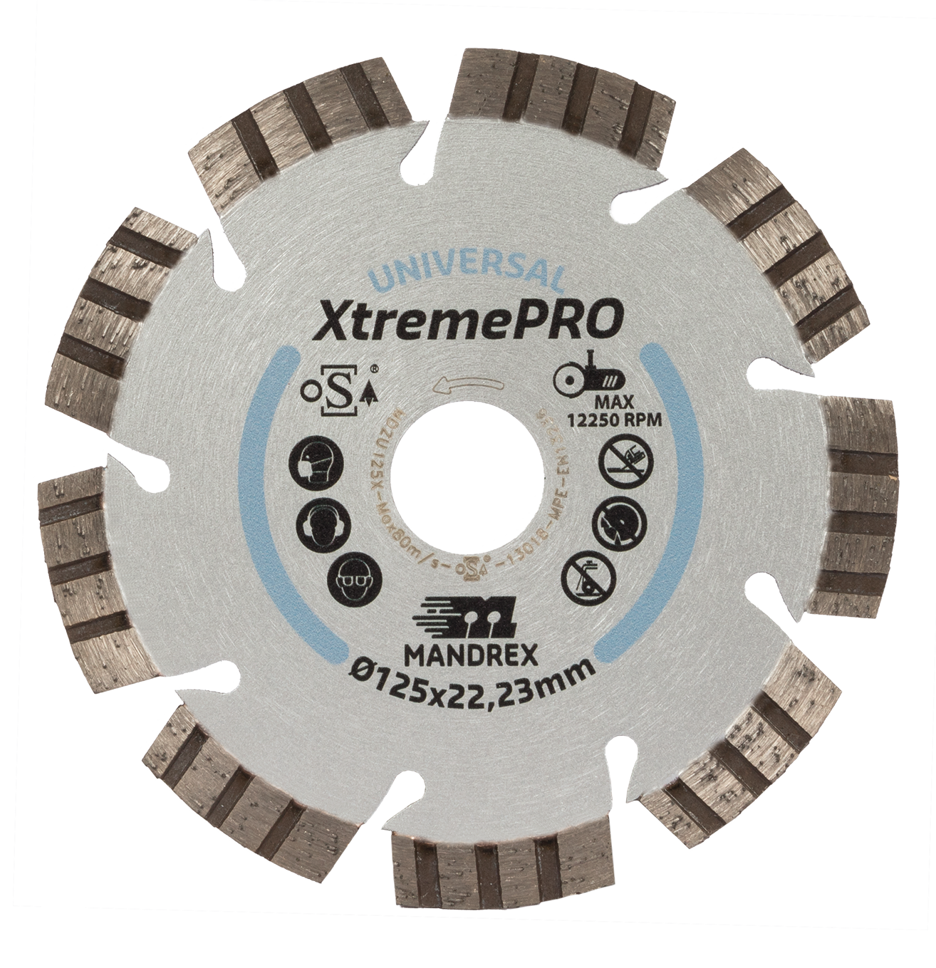 Mandrex Universeel XtremePro Diamantzaagblad MDZU125X 125mm